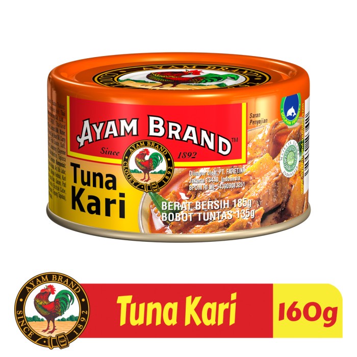 

f0fbfe00 Ikan Tuna Kaleng Kari Ayam Brand 160Gr Isi 2 Pcs Ds1Gk