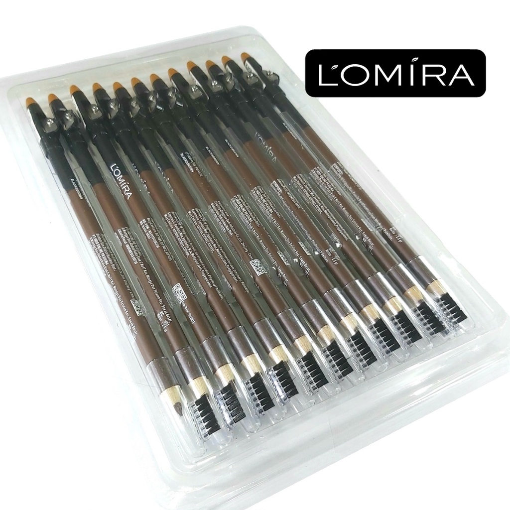 LOMIRA EYEBROW PENCIL - PENSIL ALIS LOMIRA - PENSIL ALIS MURAH