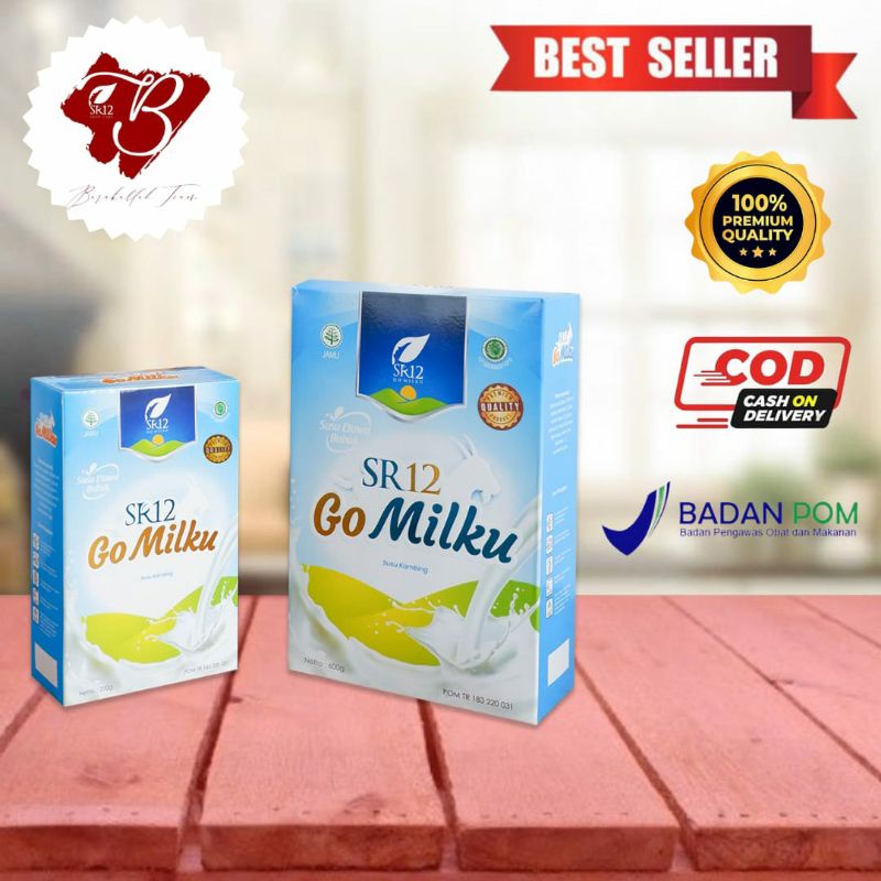 

Go Milku 600gr Sr12 Susu putih 600 gram Kambing etawa Minuman kesehatan Tidak bau prengus