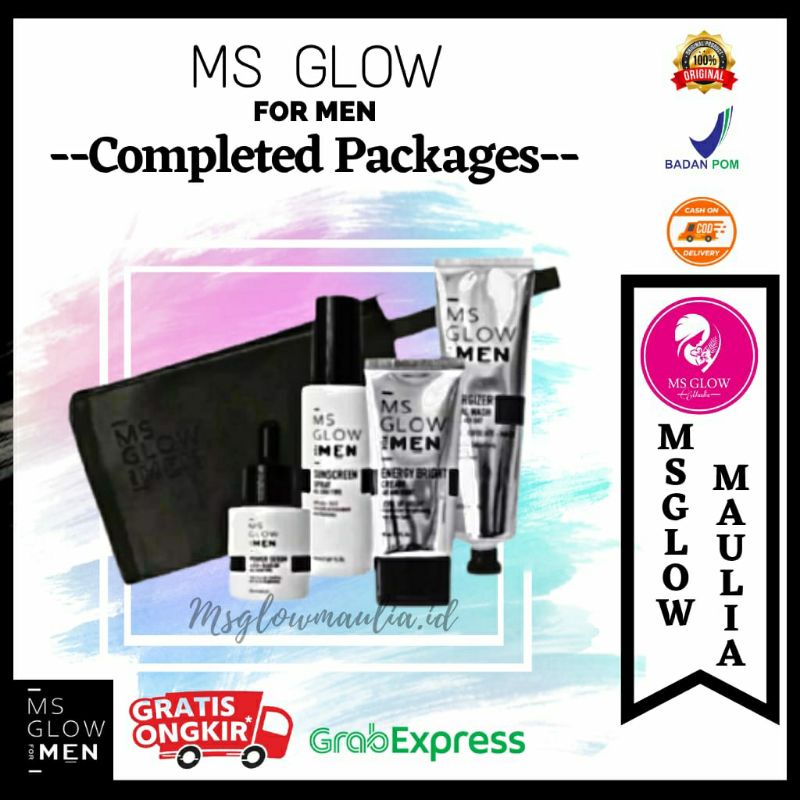 Ms Glow for Men| Paket Lengkap Perawatan Wajah Pria| Ms Glow Original 100%