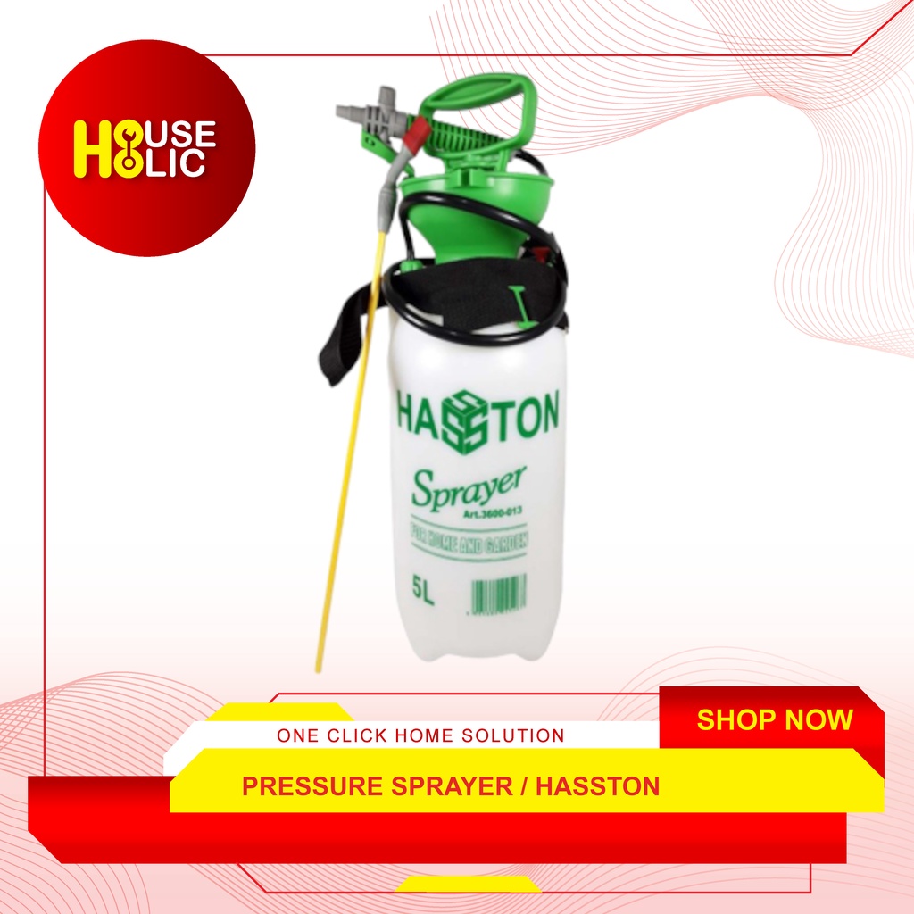 Botol Pressure Sprayer Portable 5 Liter / Alat Semprot Hama Hasston 3600-013
