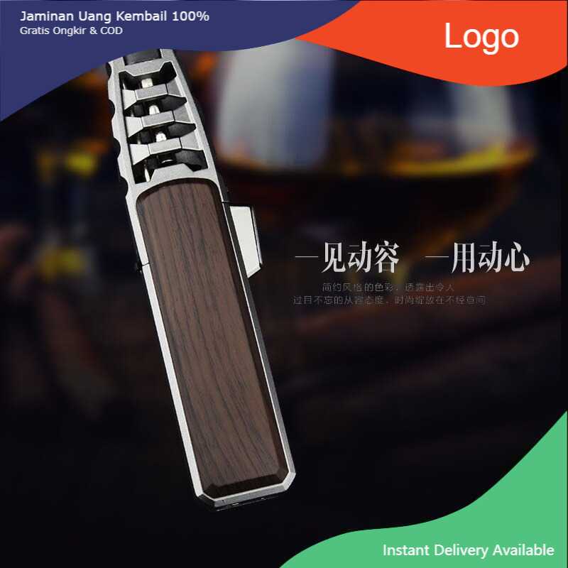 Jobon Korek Api Gas Flame Jet Gun Butane Torch - ZB-588