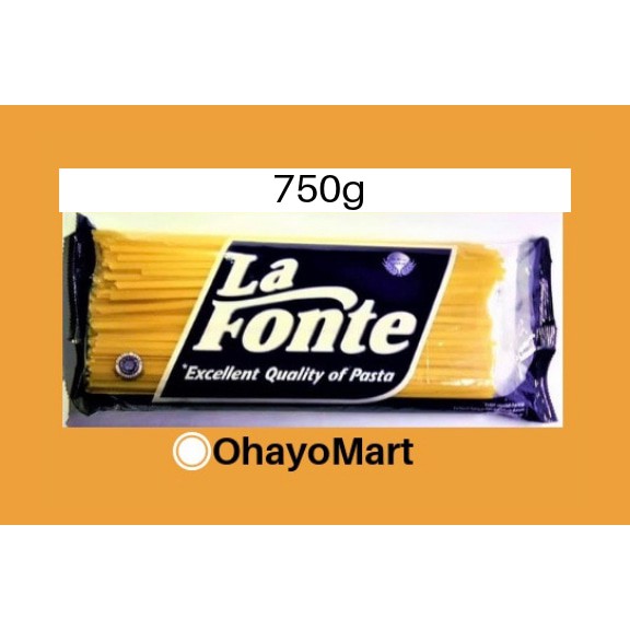 La Fonte Pasta Fettuccine/ mie kering/ pasta gepeng 750grm