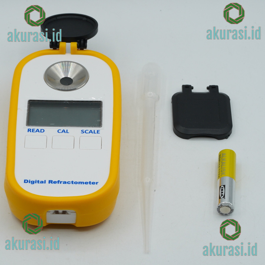 Alat ukur kadar gula buah/alkohol minuman wine- Digital Brix 0-50% Refractometer for sugar in wine