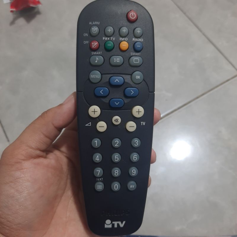 REMOTE REMOT TV PHILIPS TABUNG HITAM ORIGINAL ASLI