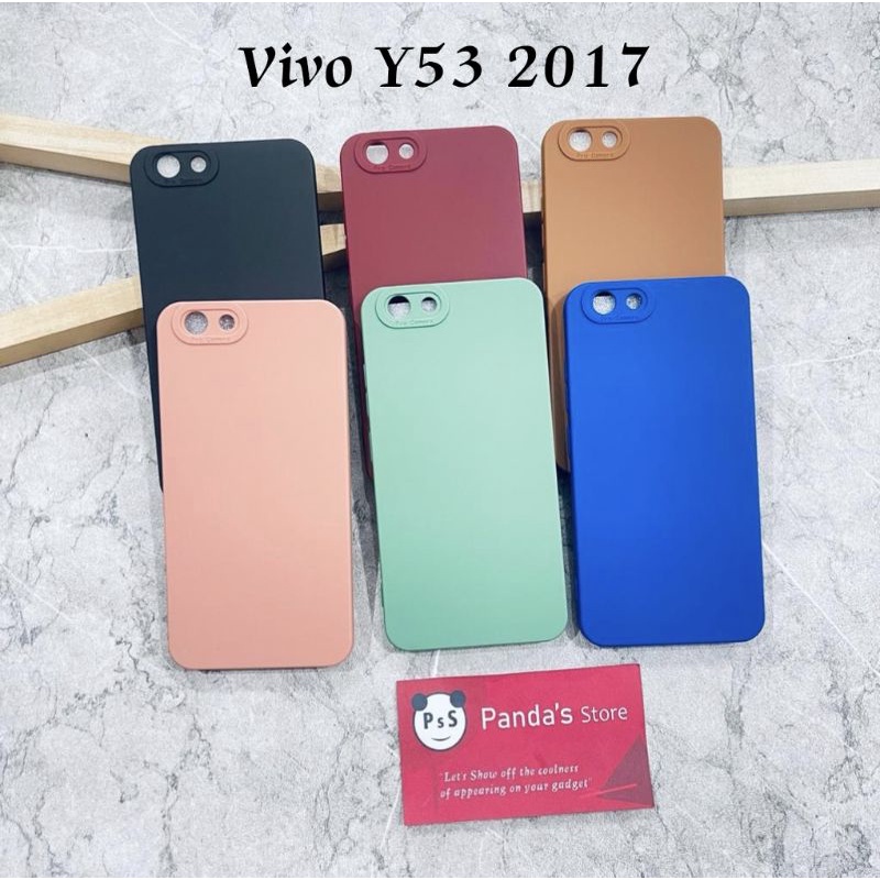 Softcase Pro Camera Vivo Y53 2017 Candy Case Full Color 3D Silikon TPU