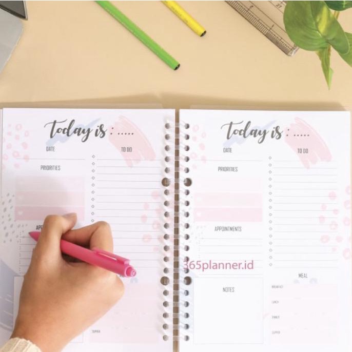 

Daily Planner Today is Notebook Refill/Binder A5 50 lembar 100 gsm