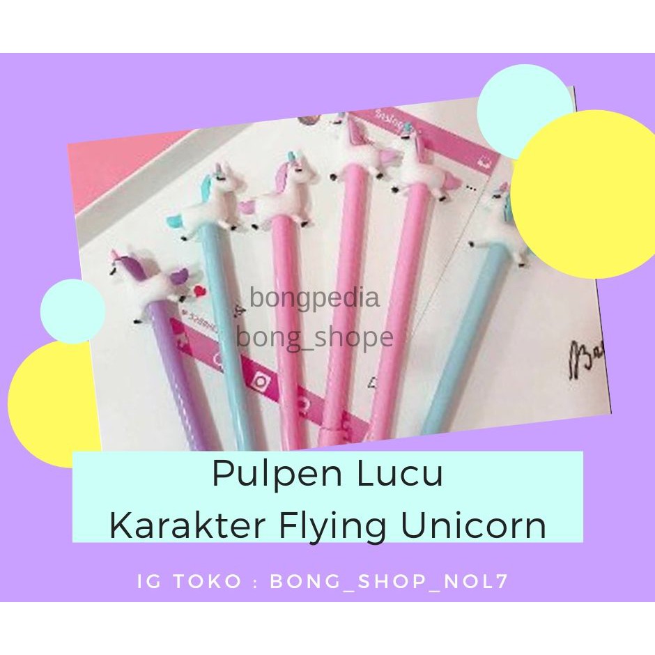

Pulpen Lucu Karakter Flying Unicorn|Pen Flying Unicorn|Pena Unik Flying Unicorn