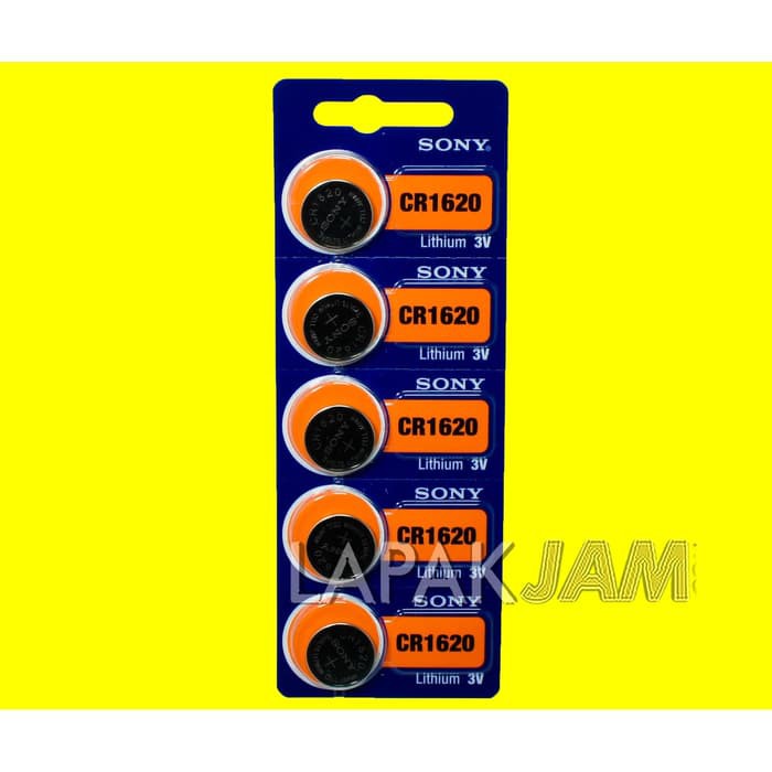 Jual Batu Baterai / Batre Jam Tangan Sony CR 1620 Per 1 PCS Original Awet Limited