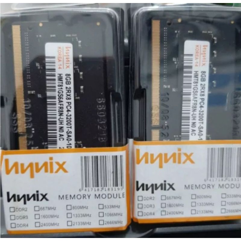 RAM Laptop Hynix DDR4 8gb 3200Mhz