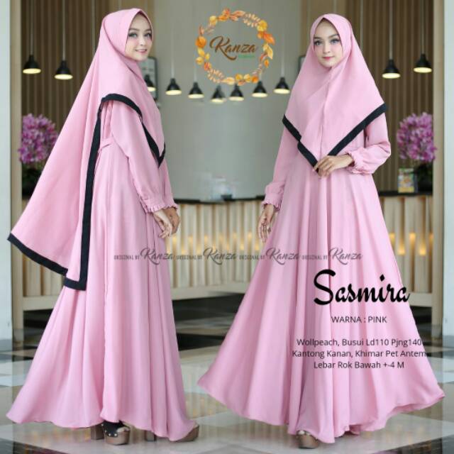 Dress gamis Sasmira Syari by Kanza Fashion