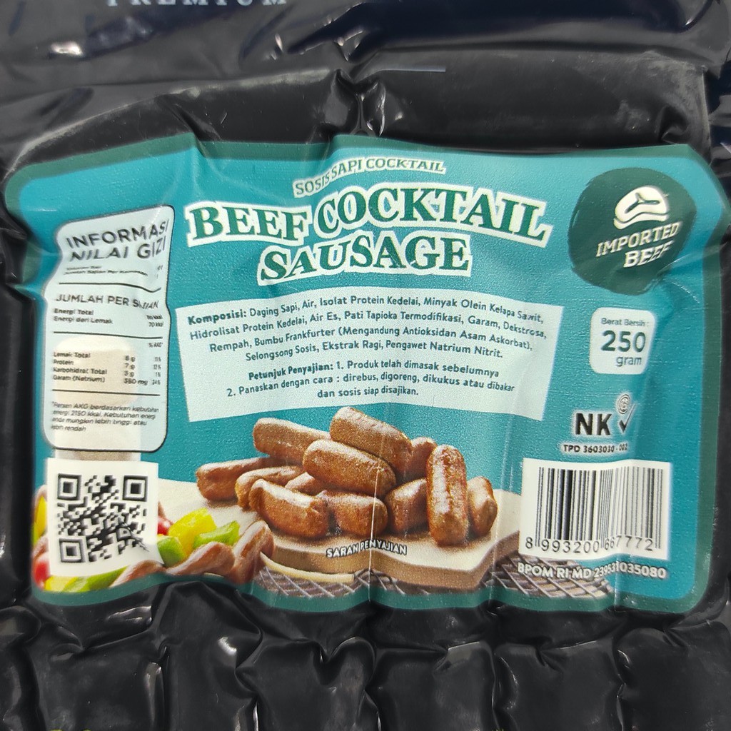 

KANZLER BEEF COCKTAIL 250 GR