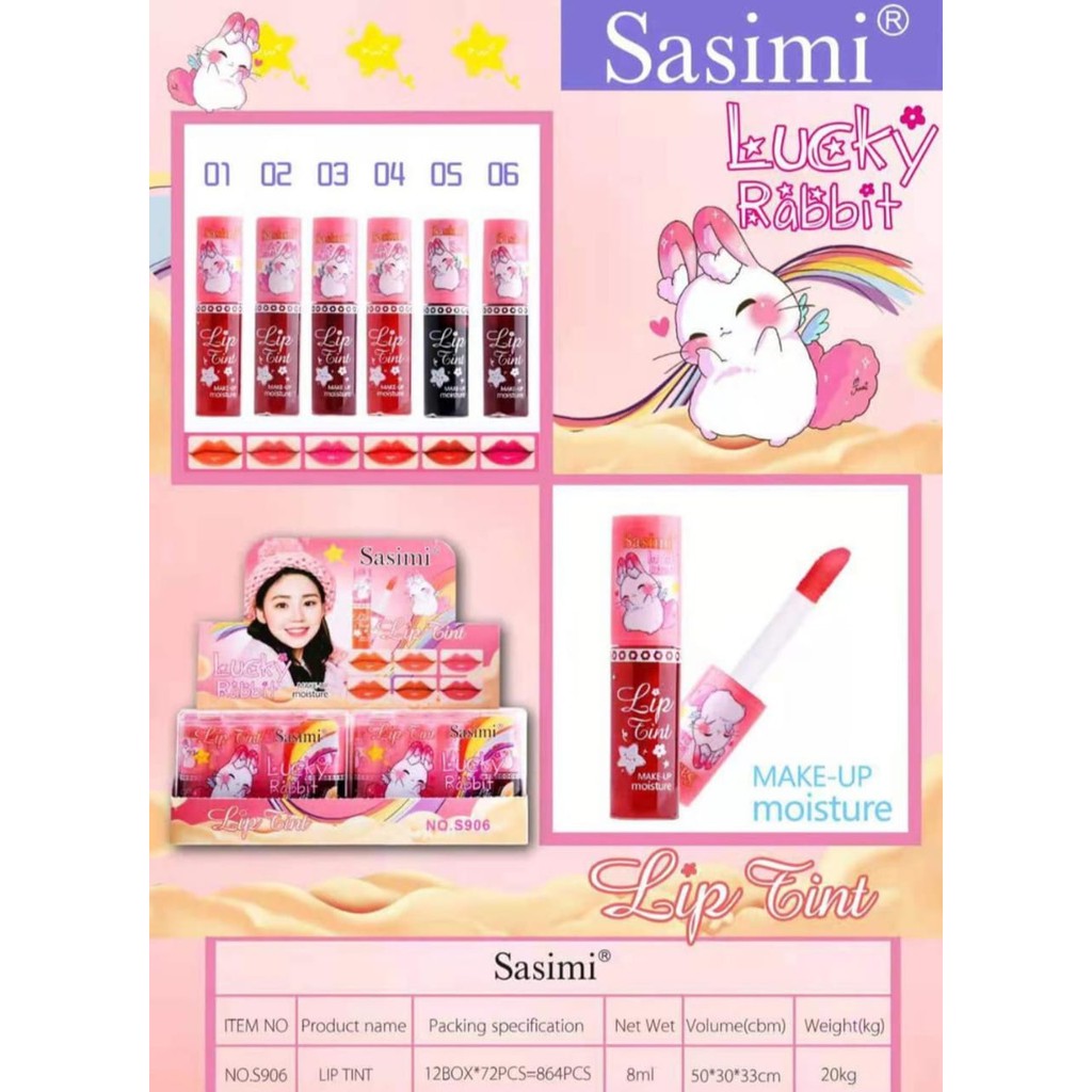 [PERPAK] LIPTIN SASIMI LUCKY Rabbit ISI 6PC