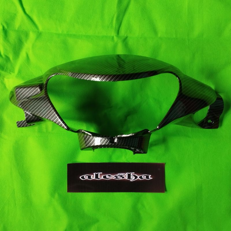 Cover batok depan mio smile sporty carbon karbon