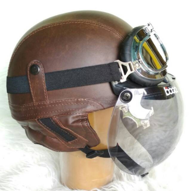 Helm Kulit SNI Club Coklat