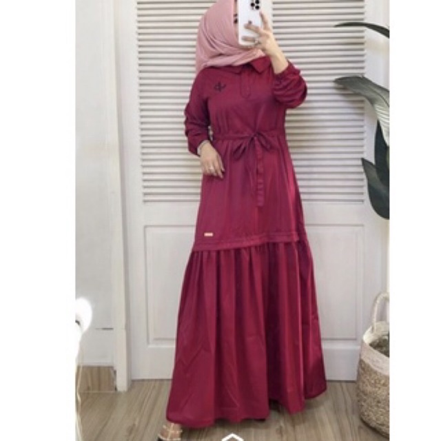 Meyra Dress by Journey warna Maroon