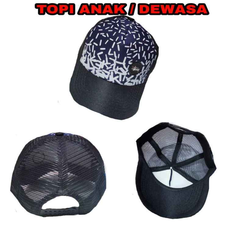 Topi Trucker  Remaja / Dewasa jaring