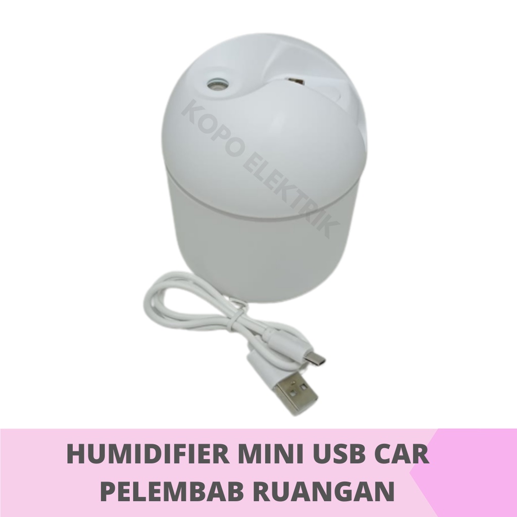 HUMIDIFIER MINI USB CAR HUMIDIFIER USB MINI PELEMBAB RUANGAN LED RGB