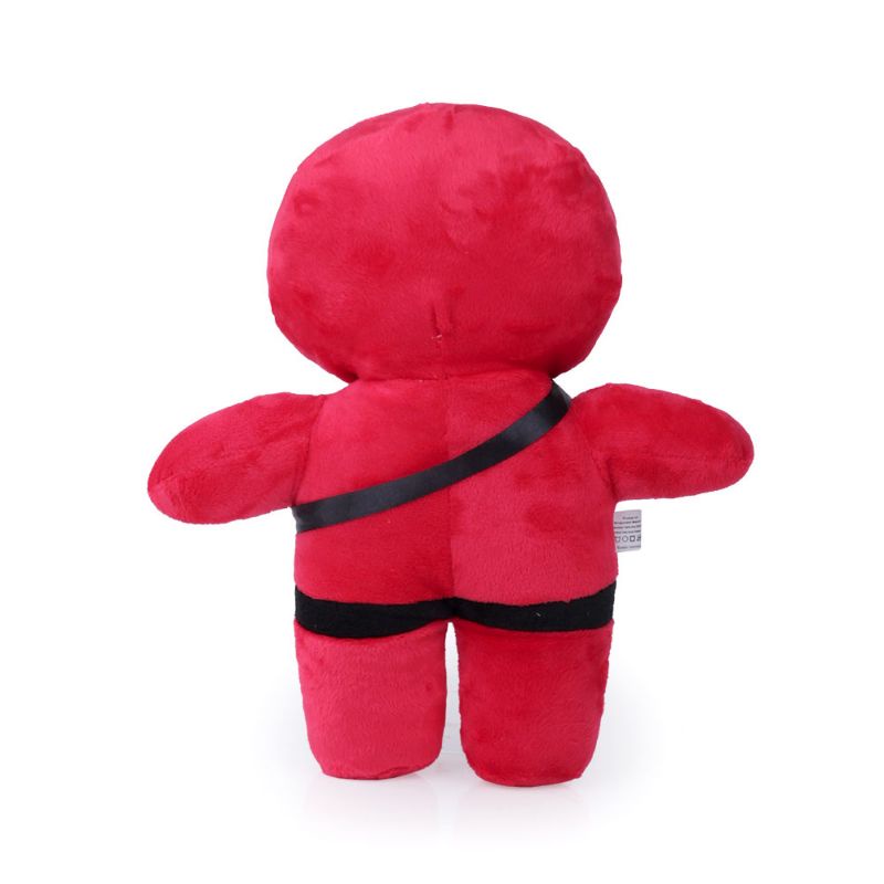 Boneka Squid Game Merah Berlabel SNI Tinggi 30 cm Bahan Premium | Boneka Cantik Lucu Lembut Ditangan Bahan Velboa Berkualitas