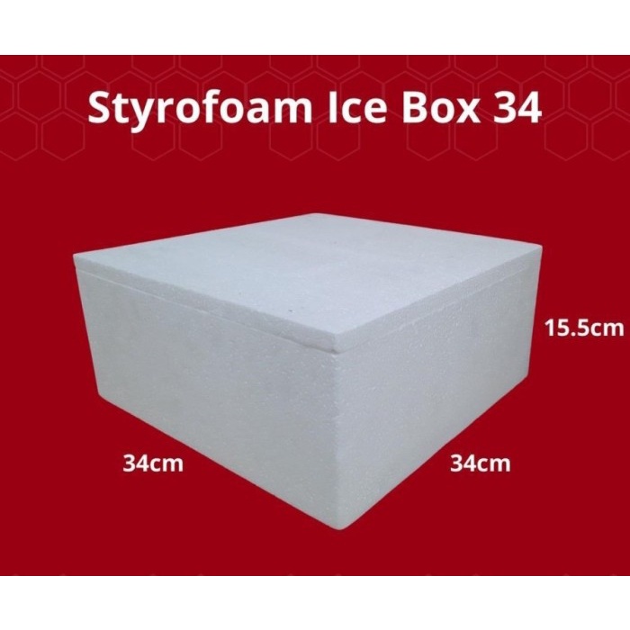 Sayur-Buah-Tempat- Styrofoam Box/Styrofoam Gabus/Styrofoam Pendingin/Styrofoam Es - Box 2Kg -Tempat-