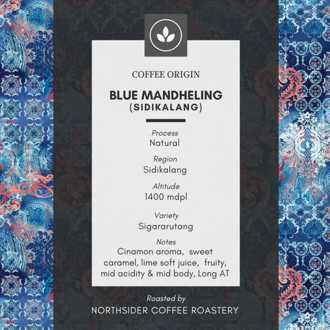 

BIJI KOPI ARABIKA BLUE MANDHELING NATURAL -250GR NORTHSIDER COFFEE -Diskon Besar