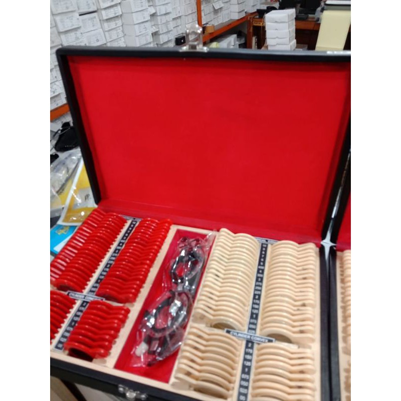 trial lens -10 C-2 plastik/kaca/ready/alat optik