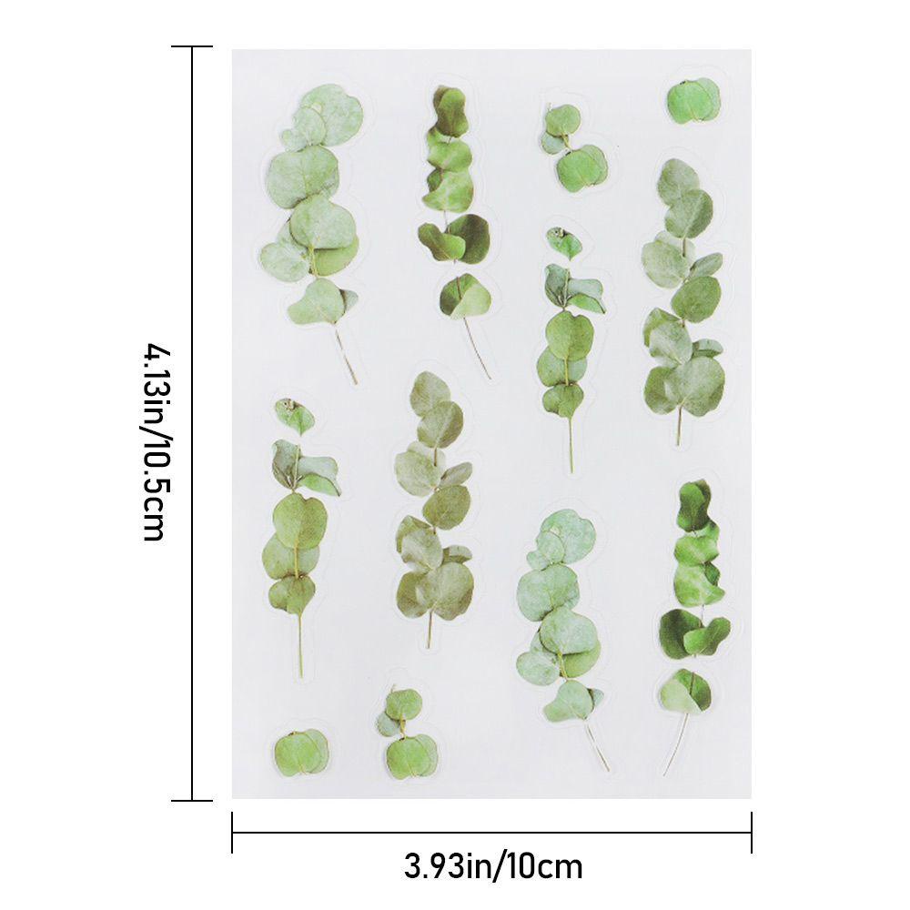 Populer Sticker Dekorasi Scrapbooking Diary Label PET Flat Stiker