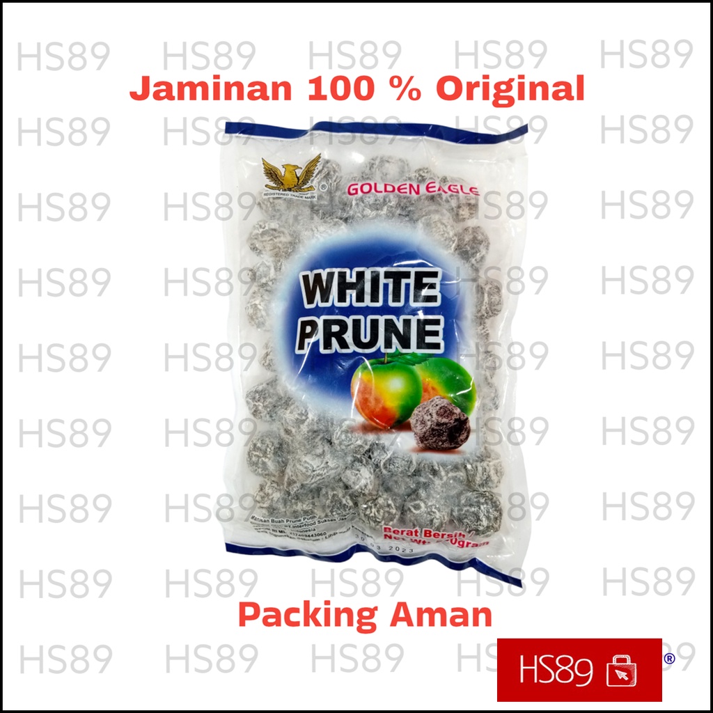 

White Prune Golden Eagle 500 gr - Manisan Buah Prune Putih - Plum Putih - Semboi - Kiamboi