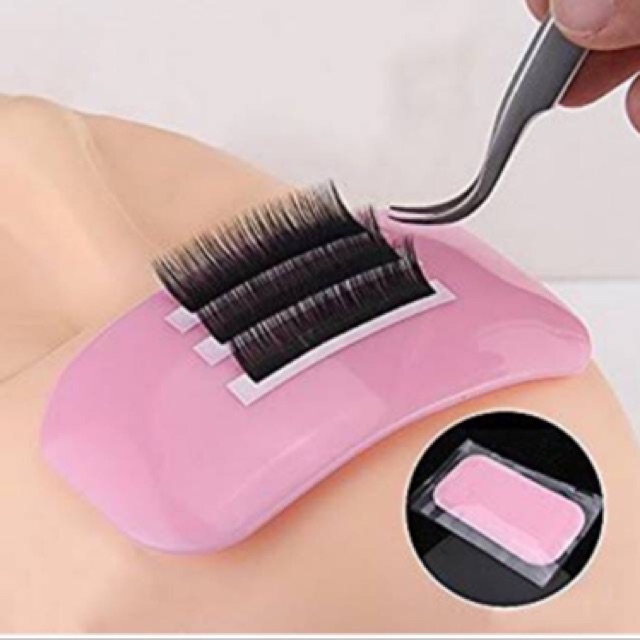 Silicone pad silicon pad silikon eyelash extension adhesive lash pad