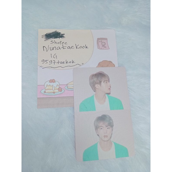 PHOTOCARD OFFICIAL PERSONA 1 SEOKJIN / JIN