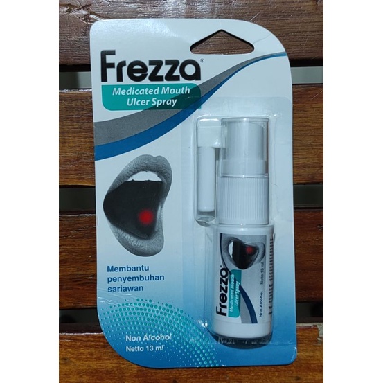 Frezza Medicated Mouth Ulcer Spray 13 ML / Frezza Obat Sariawan / Obat Sariawan Semprot