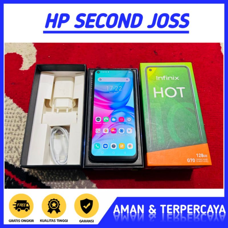 Infinix Hot 10 Ram 6/128 GB Second Bergaransi
