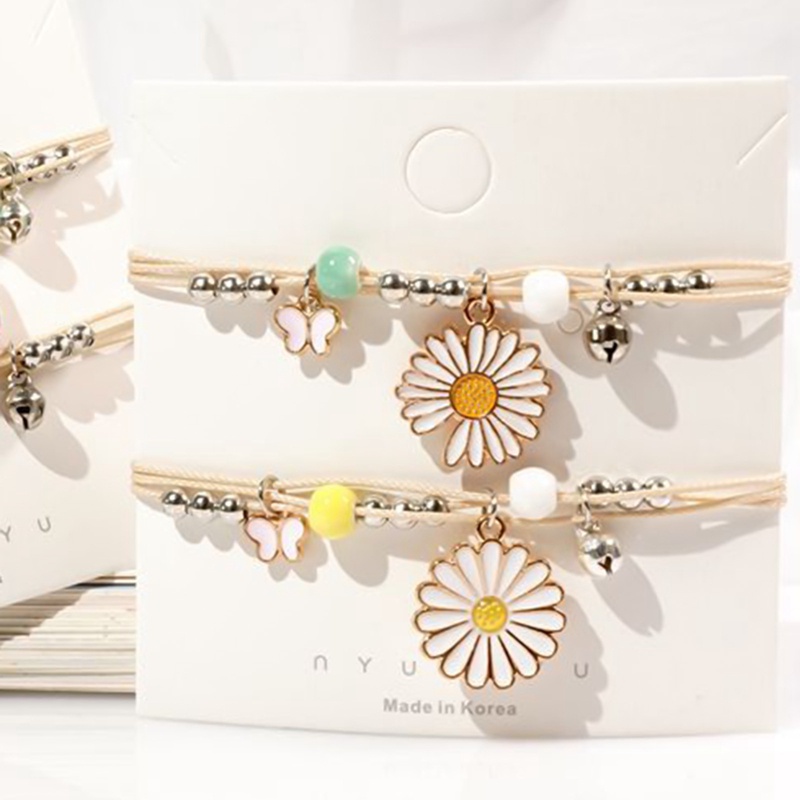 Handmade Gelang Manik-Manik Keramik Bentuk Kartun Burung Bahan Alloy Gaya Retro Untuk Wanita