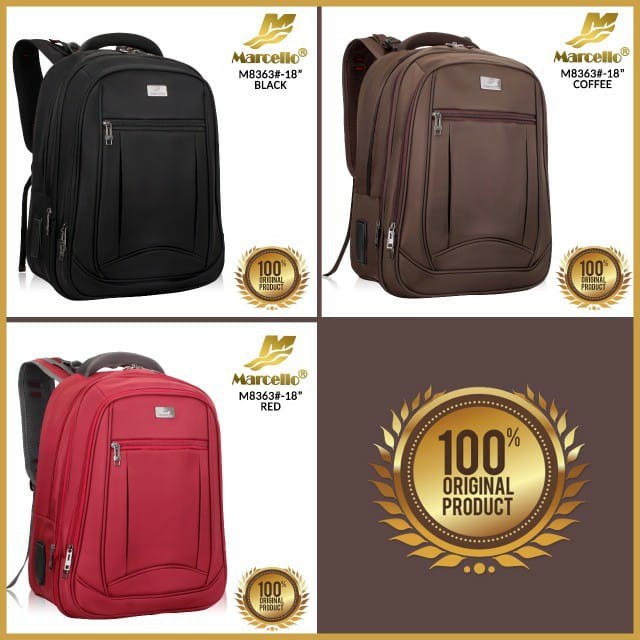 MARCELLO 8363 TAS PRIA RANSEL PRIA TAS MARCELLO TAS MARCELLO ORIGINAL TAS IMPORT TAS KERJA