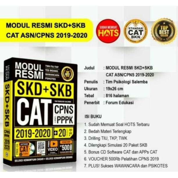

Buku MODUL RESMI SKD+SKB CAT ASN/CPNS