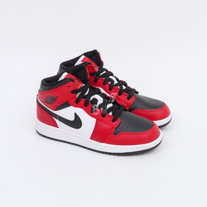 Air Jordan 1 Mid Chicago Black Toe GS Women