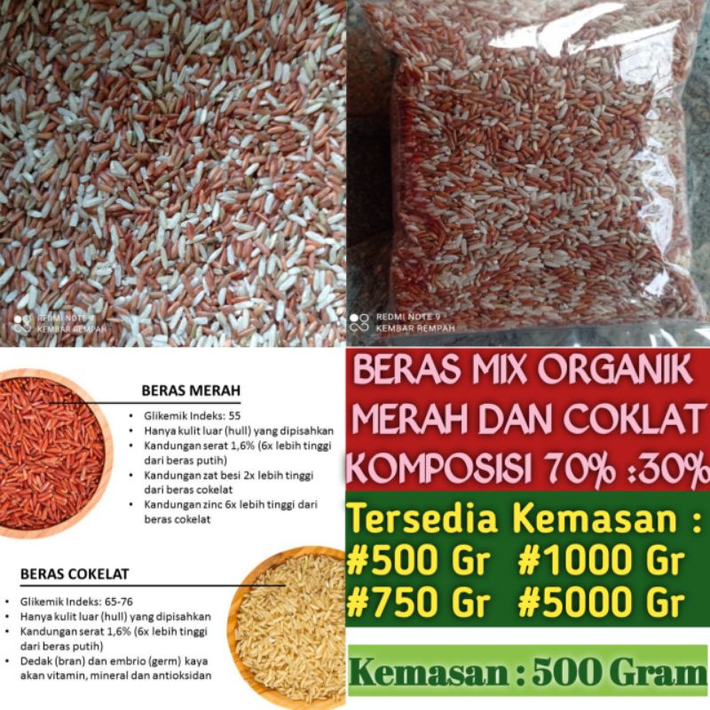 

Beras Mix organik 500 gram