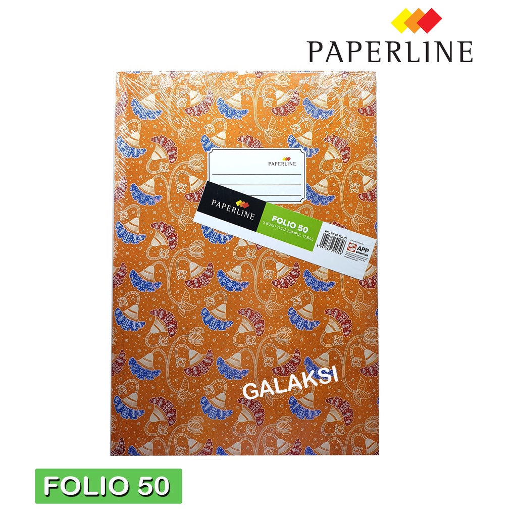 

BUKU HARD COVER FOLIO 50 PAPERLINE
