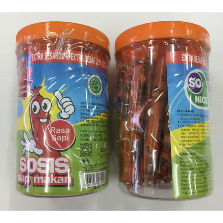 

Store Snack Sosis So Nice Toples Siap Makan Rasa Sapi