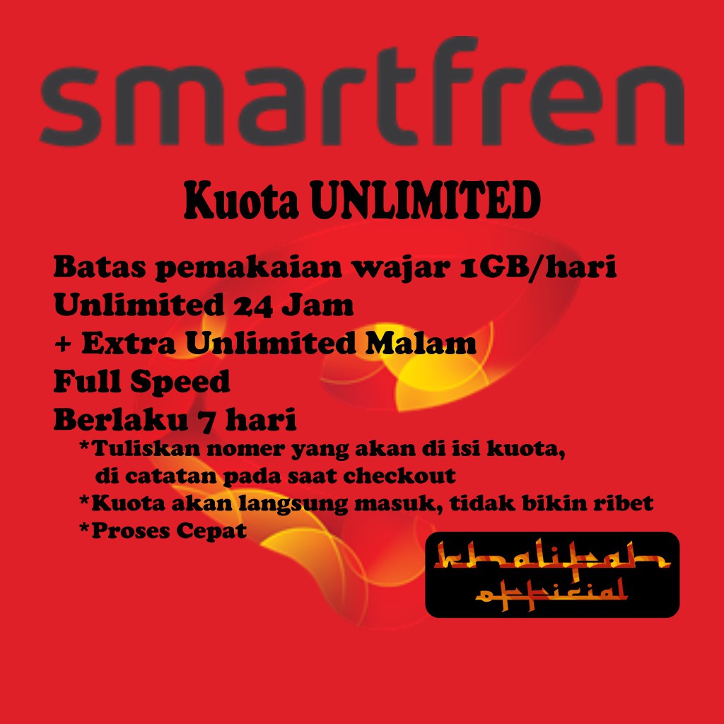 Kuota Smartfren Unlimited 7 Hari