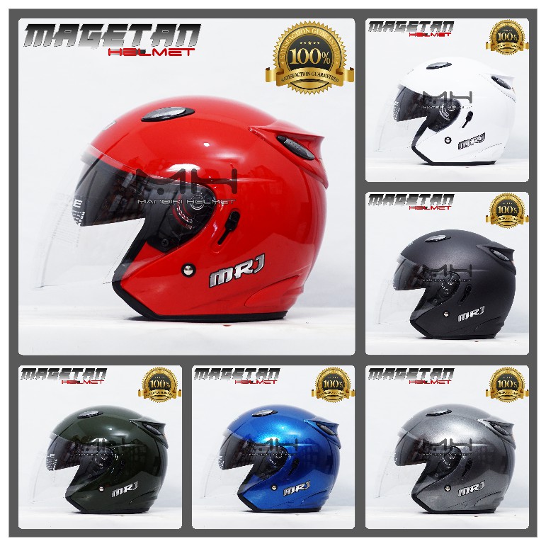 HELM CENTRO DOUBLE VISOR_HELM G2 MRJ DOUBLE KACA_HELM MURAH