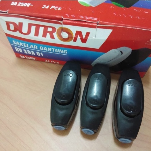 SAKLAR GANTUNG DUTRON DV SGA 01 PUTIH/SAKELAR GANTUNG/CETEKAN LAMPU ON OFF/ALAT NYALAKAN LAMPU