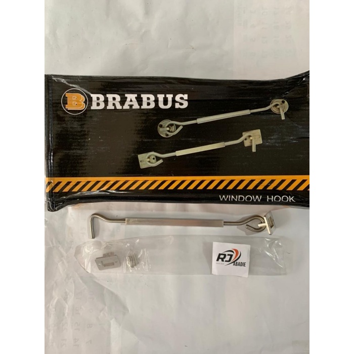 Hak Angin Penahan Jendela / Window Hook Stainless Brabus 8 Inch