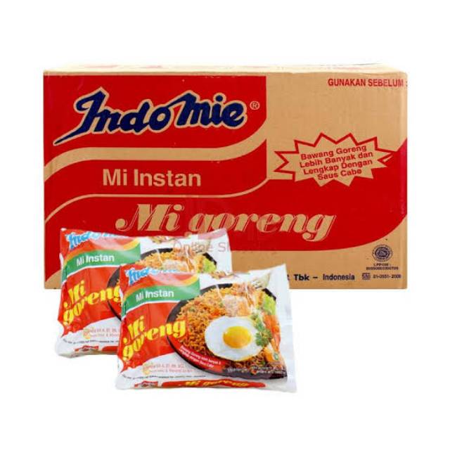 

INDOMIE GORENG 1 KARTON ISI 40 BUNGKUS