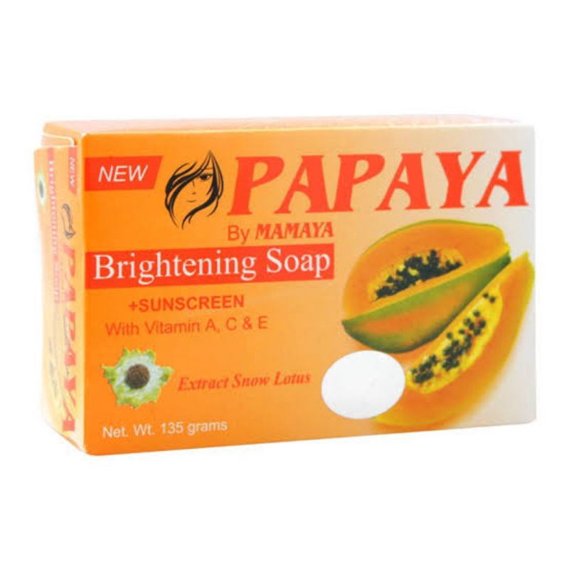 ORIGINAL PAPAYA BY MAMAYA SOAP 135 GRAM / SABUN PEPAYA BY MAMAYA BRIGHTENING SOAP