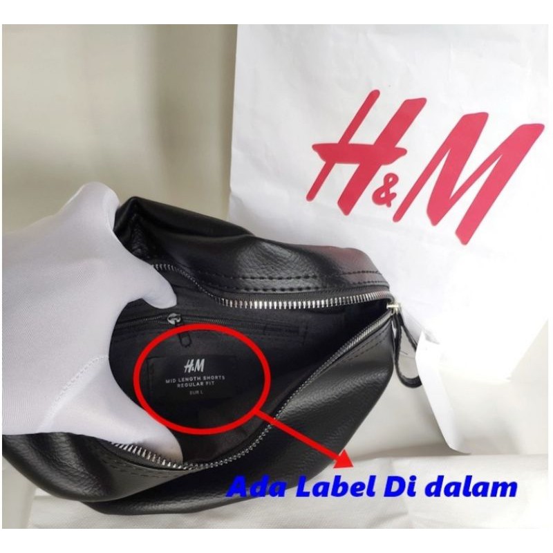 Waistbag H&amp;M Basic Kulit Full Tag