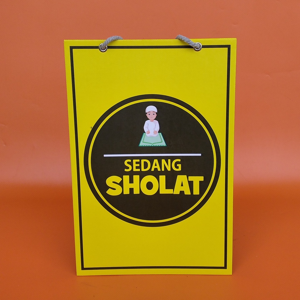 Jual Poster Gantung Hard Poster Sedang Sholat Hard Poster Tulisan