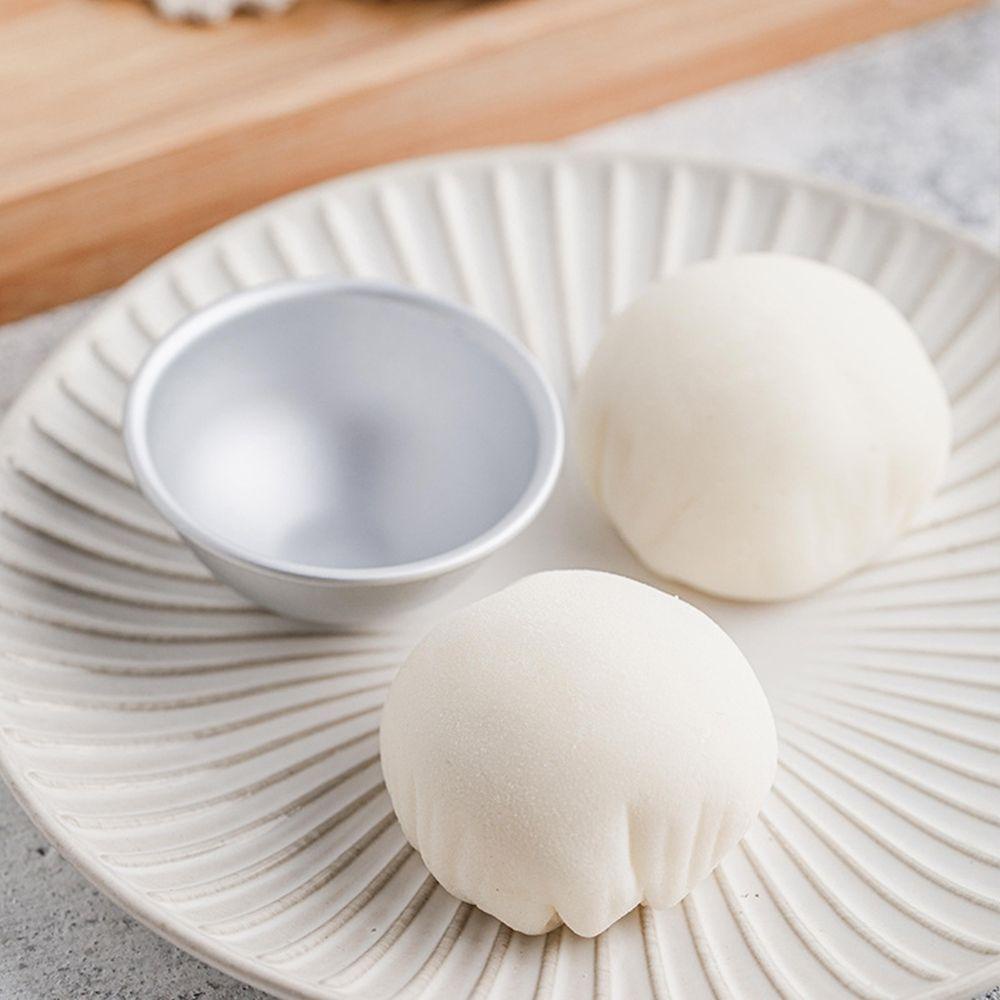 Populer Cetakan Kue Kering Sphere Bath Half Round Bomb Mold Daifuku Dessert Mochi Mold