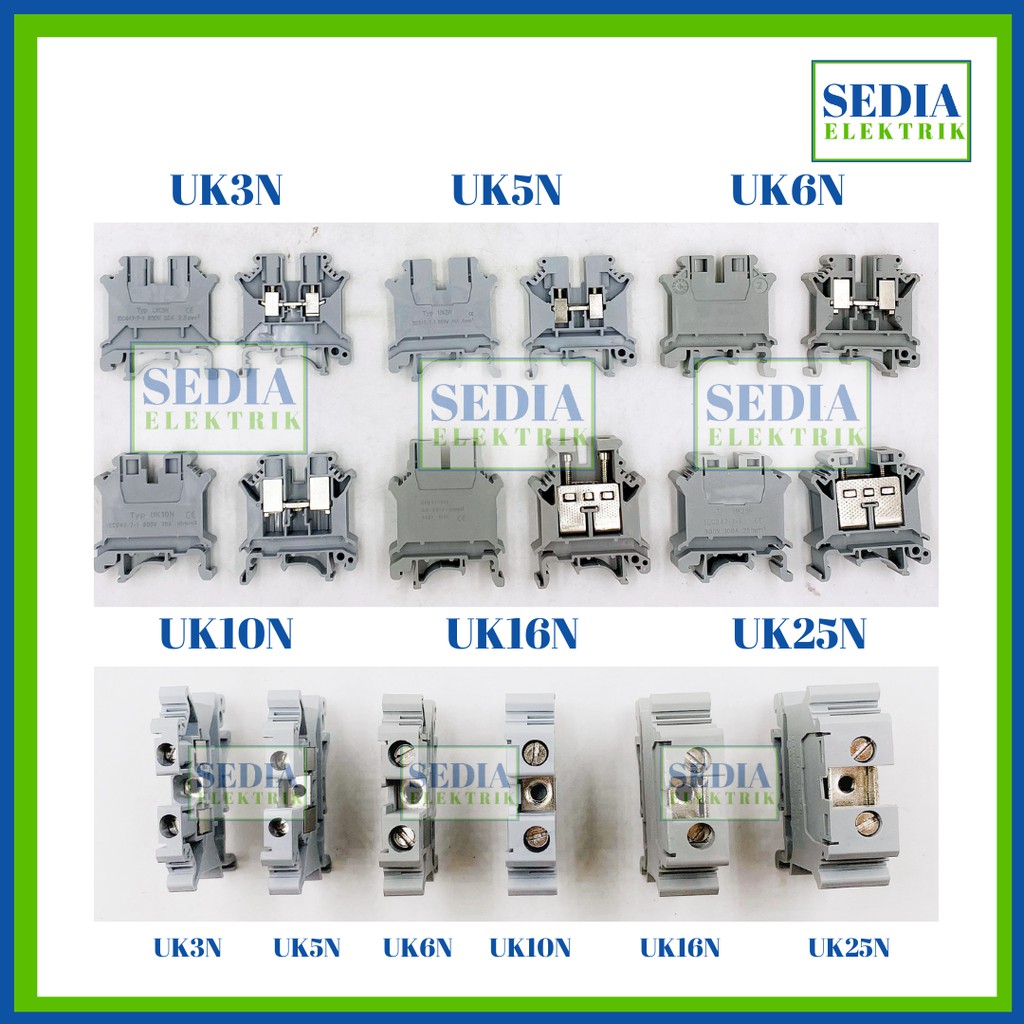 Terminal Block Blok Din Rail UK-10N UK 10N UK10N