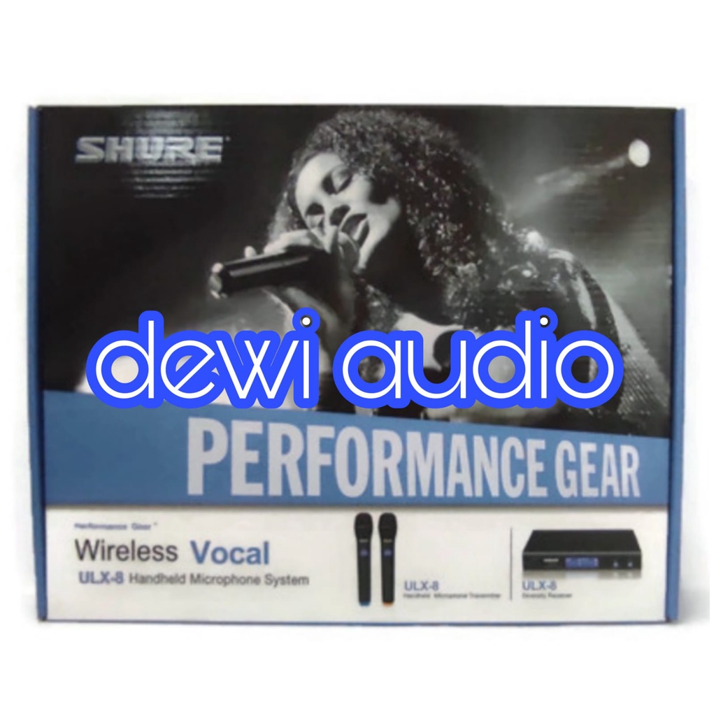 MIC SHURE ULX8 / MICROPHONE SHURE  ULX 8 / MIC WIRELESS SHURE ULX-8 / MIC MURAH UHF SHURE ULX8